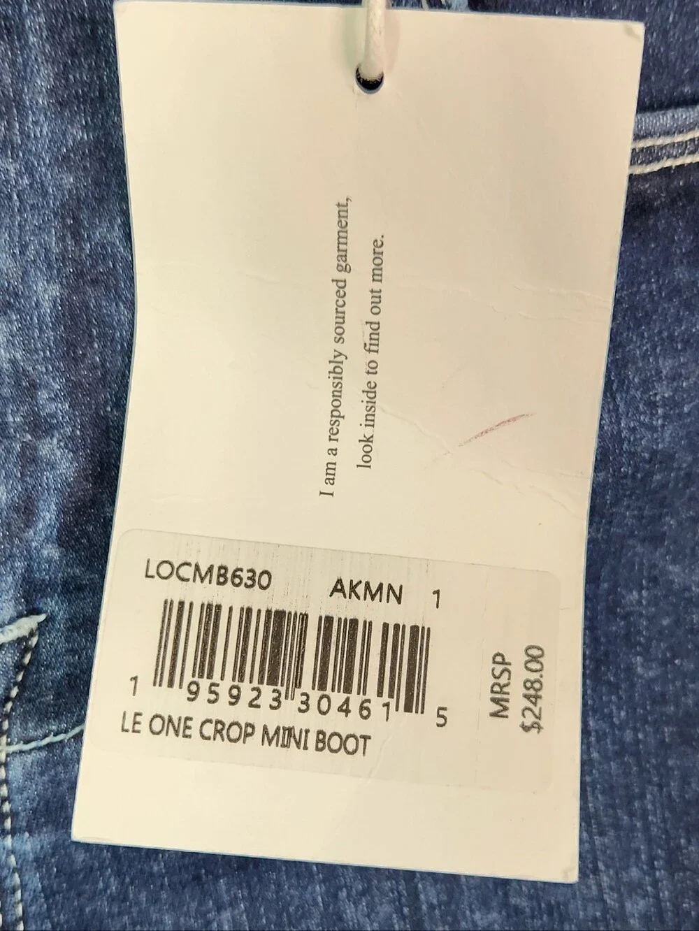 Frame Le.One Cropped Mini Boot in Ackerman - Picture 8 of 10